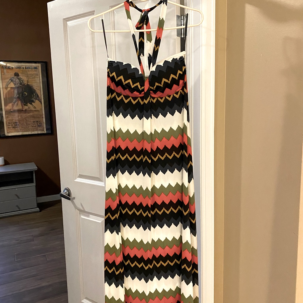 Maxi Dress Several Ways To Use Straps